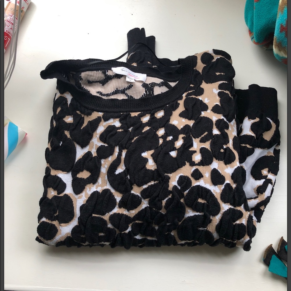 cheetah sweater